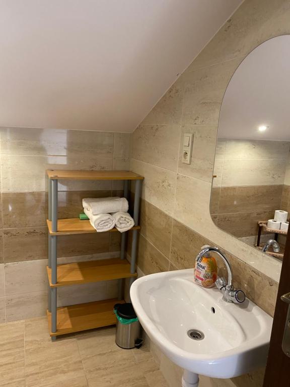 Kúpeľňa v ubytovaní Apartamenty