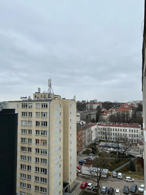 Výhľad na mesto Varšava alebo výhľad na mesto priamo z apartmánu