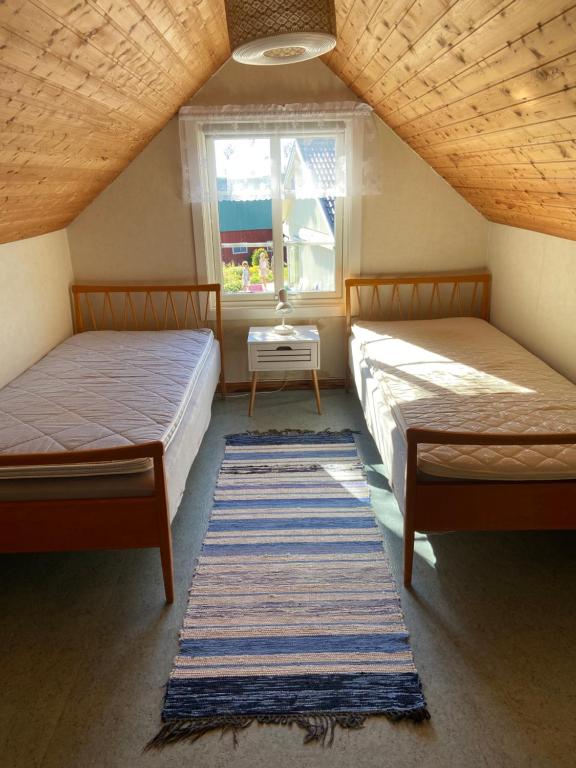 מיטה או מיטות בחדר ב-Olles