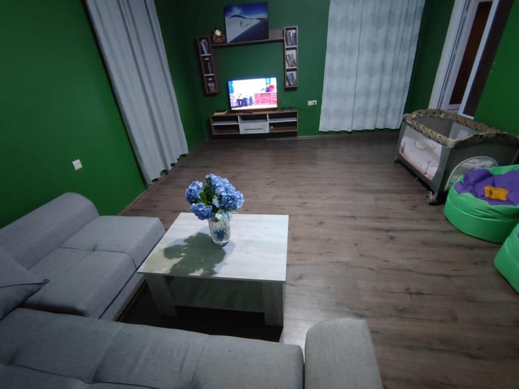 TV a/nebo společenská místnost v ubytování Guest House MARTA
