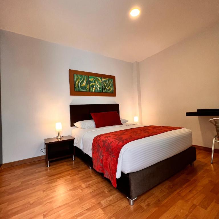 Cama o camas de una habitación en Hotel Volare