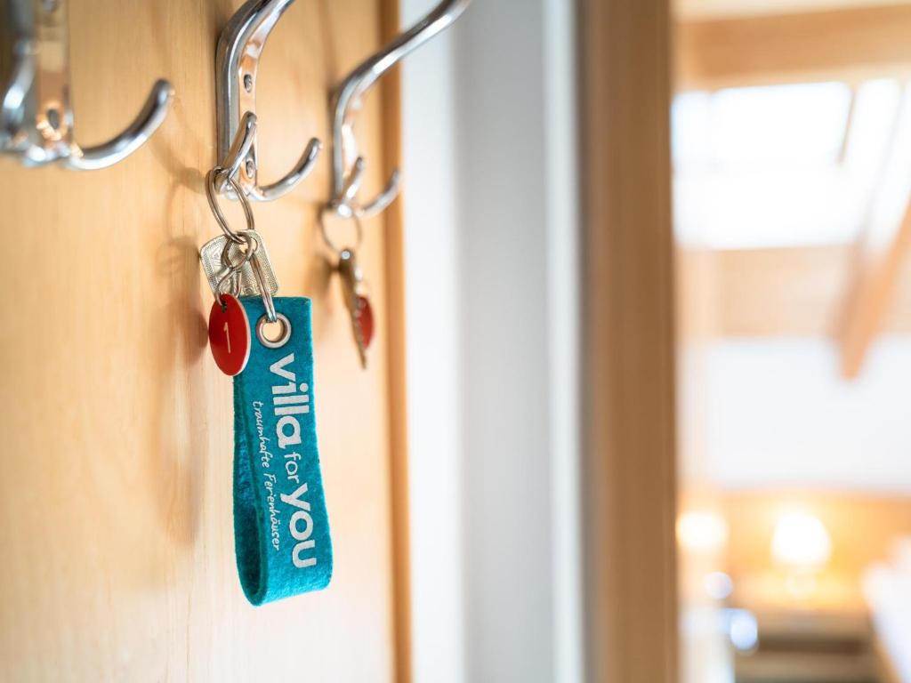 Certifikát, hodnocení, plakát nebo jiný dokument vystavený v ubytování Ferienhaus Schlitters