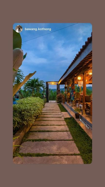 Zahrada ubytování Villa Kayu Yogyakarta