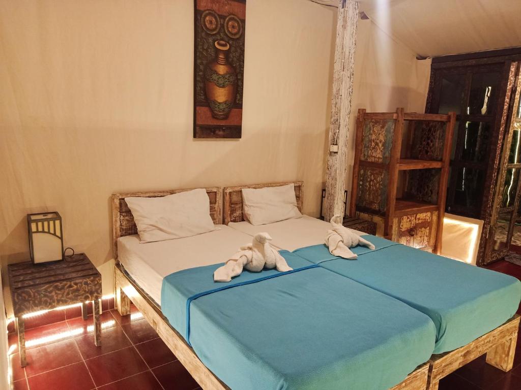 Postel nebo postele na pokoji v ubytování Funky Place