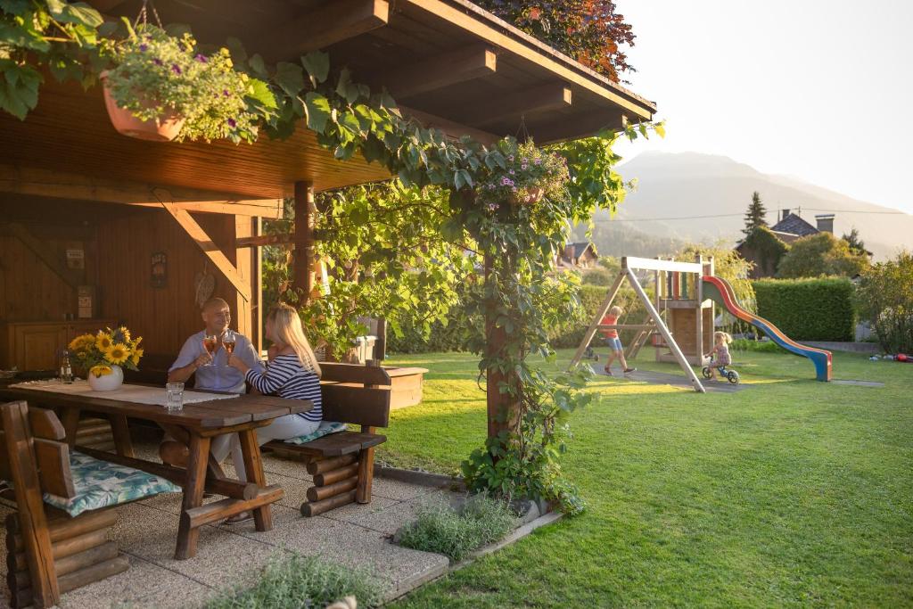 Zahrada ubytování Gästehaus Nassfeld