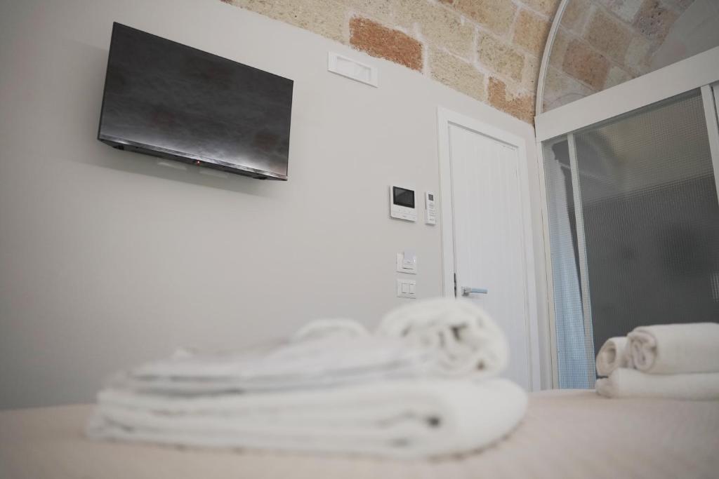Postel nebo postele na pokoji v ubytování Lorè