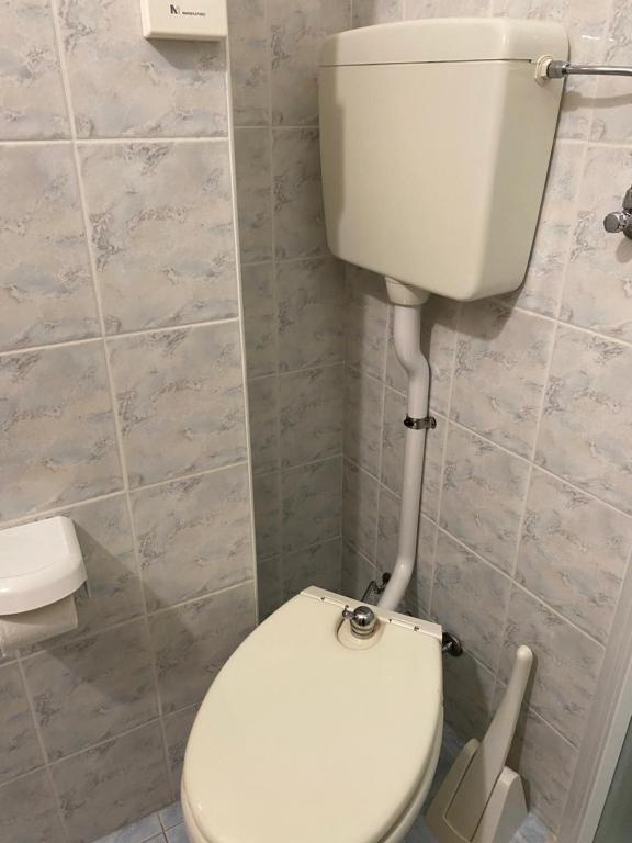 Koupelna v ubytování Hotel Royal-Spiaggia