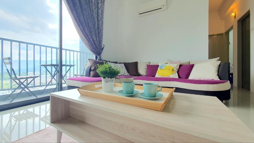 Posezení v ubytování Ipoh Meru Casa Kayangan by BeeStay