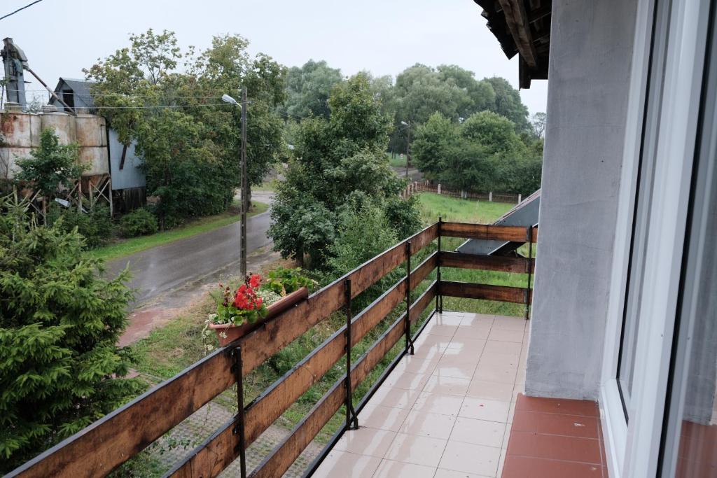 Balkón alebo terasa v ubytovaní Pokoje u Ani