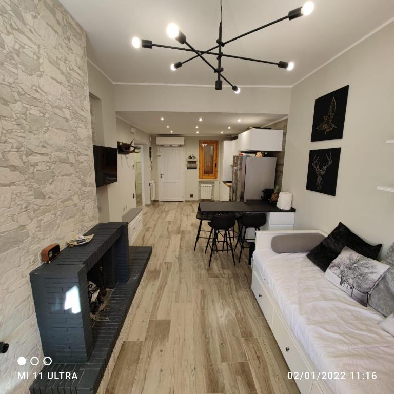 Kuchyň nebo kuchyňský kout v ubytování Casa di Nastya
