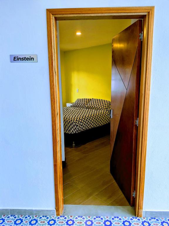 Postel nebo postele na pokoji v ubytování OFF HOSTEL