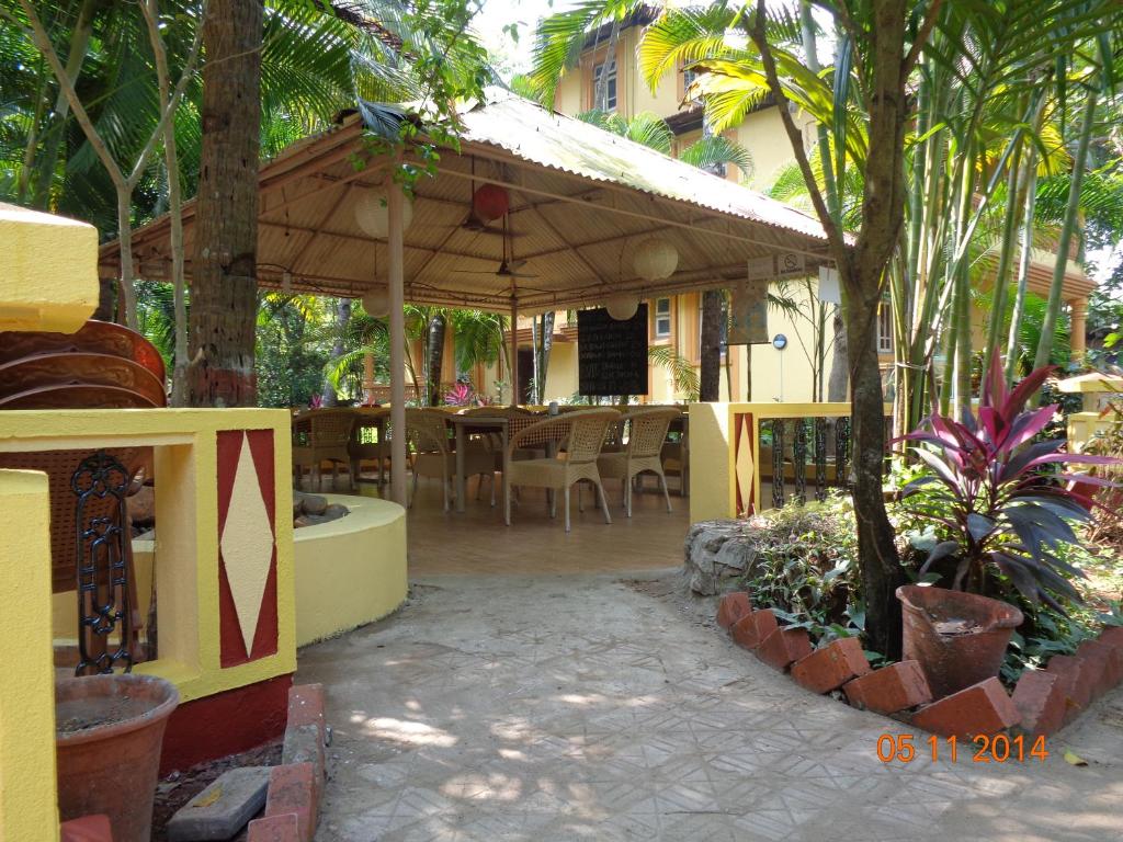 Restaurace v ubytování Palolem Guest House