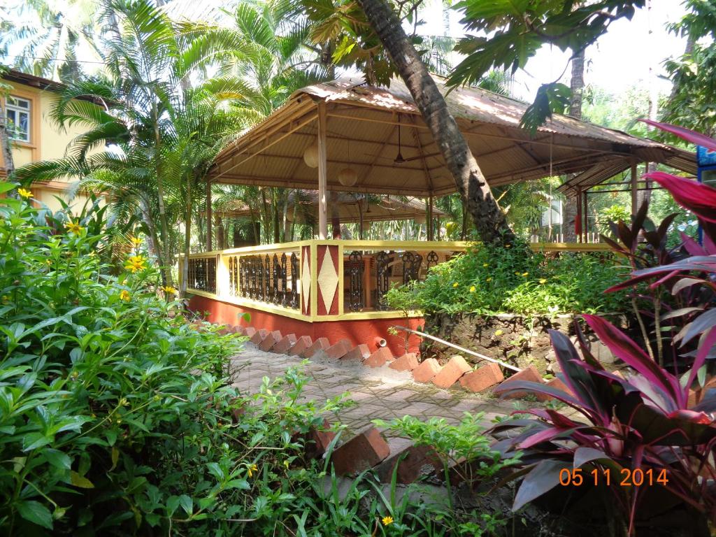 Zahrada ubytování Palolem Guest House