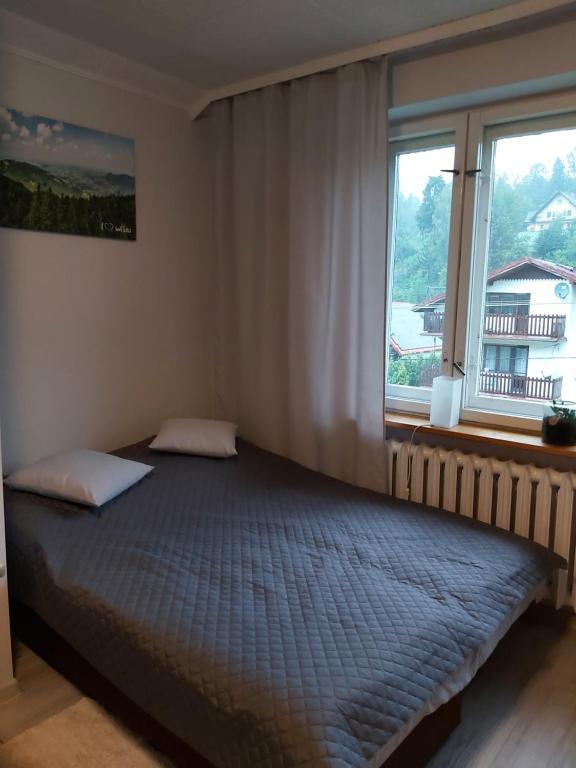 Postel nebo postele na pokoji v ubytování U podnóża Kotarza