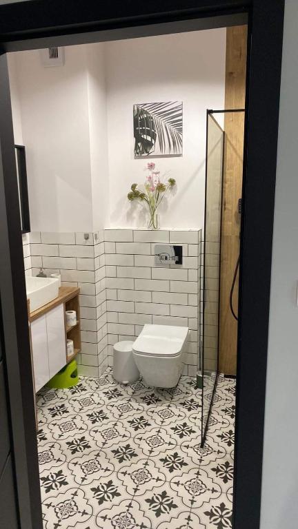 Kúpeľňa v ubytovaní Apartament Tomek