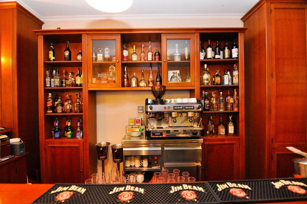 Lounge nebo bar v ubytování Hotel Maxim