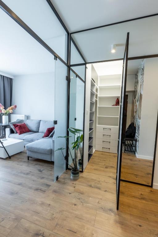 Posedenie v ubytovaní Home Apartament Metro Młociny 97