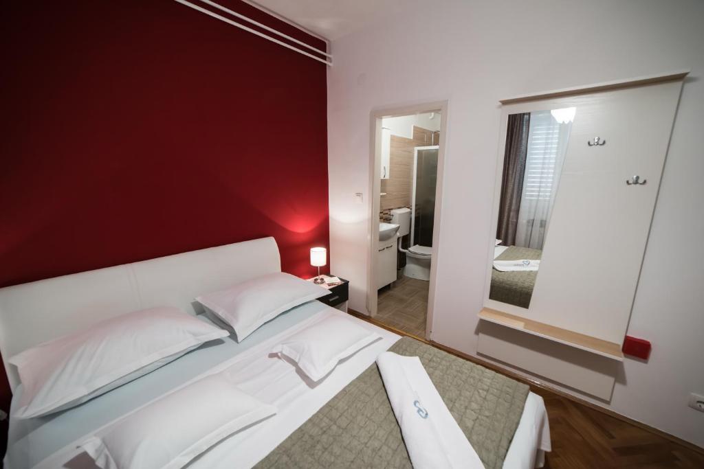Posteľ alebo postele v izbe v ubytovaní Villa Magdalena, Biograd na Moru