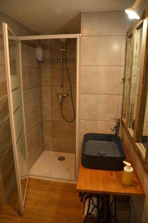 Koupelna v ubytování DNJ Appart Hotel