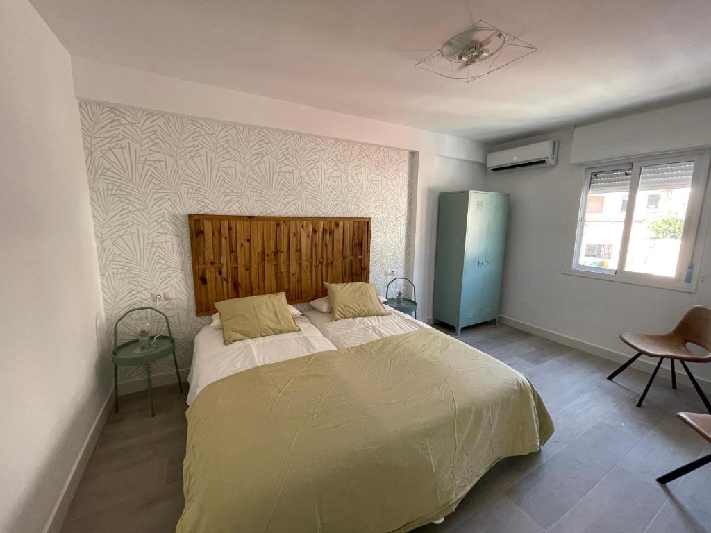 Posteľ alebo postele v izbe v ubytovaní LUMINOSO APARTAMENTO RECIÉN REFORMADO