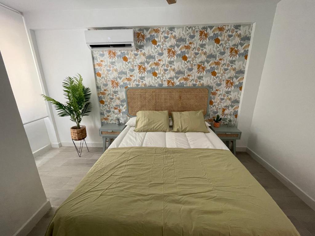 Posteľ alebo postele v izbe v ubytovaní LUMINOSO APARTAMENTO RECIÉN REFORMADO