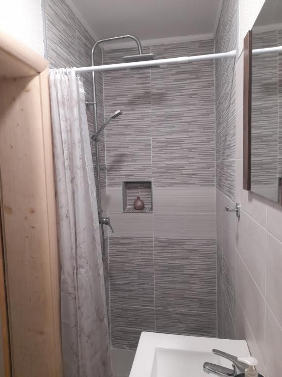 Koupelna v ubytování Apartmani Pejovic