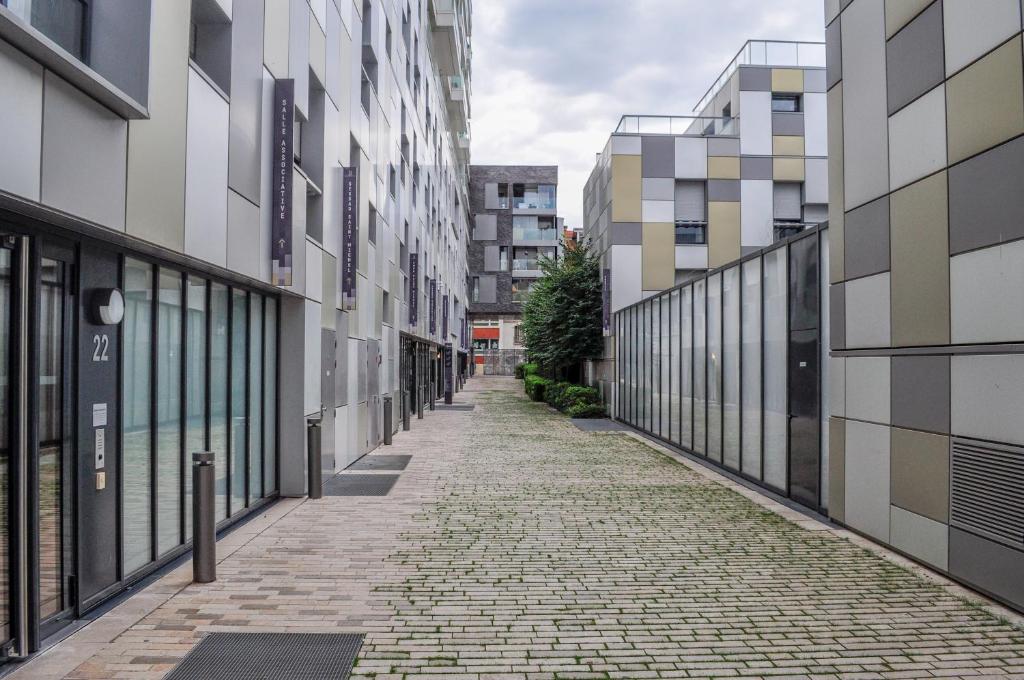 Budynek, w którym mieści się apartament