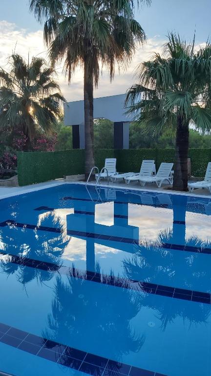 בריכת השחייה שנמצאת ב-PALMİLA BUTİK OTEL או באזור