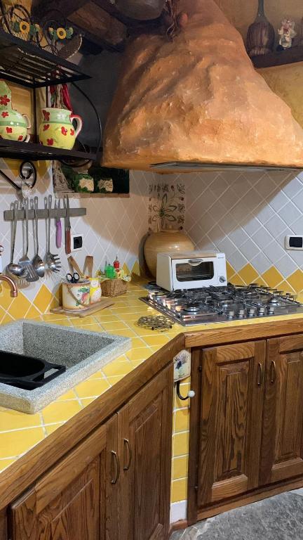 Kuchnia lub aneks kuchenny w obiekcie L'Antico Loco Commodo
