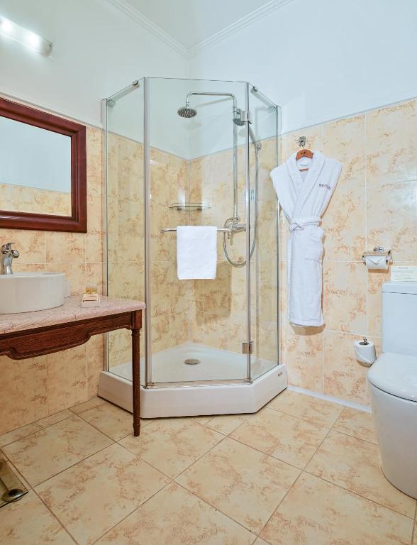 Koupelna v ubytování Ayvazovsky Hotel