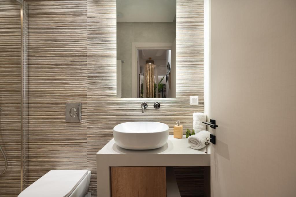 A bathroom at Apollonos at Heart of Plaka