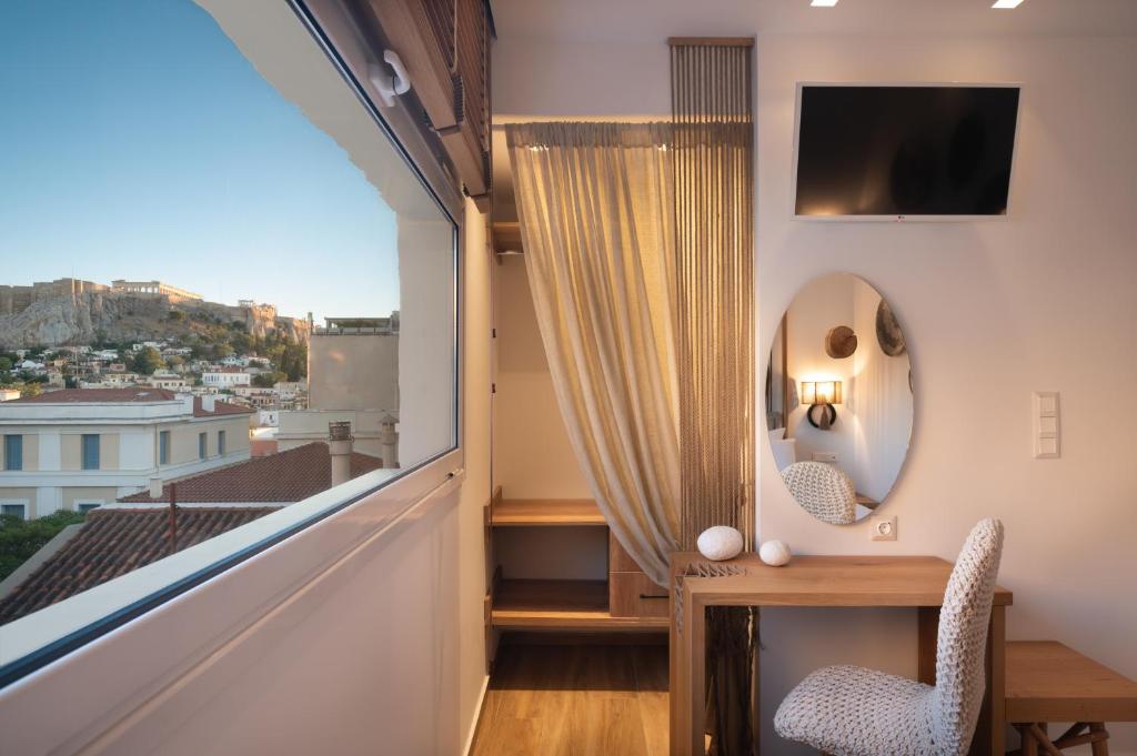 A television and/or entertainment centre at Apollonos at Heart of Plaka