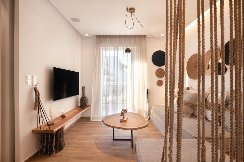 A television and/or entertainment centre at Apollonos at Heart of Plaka