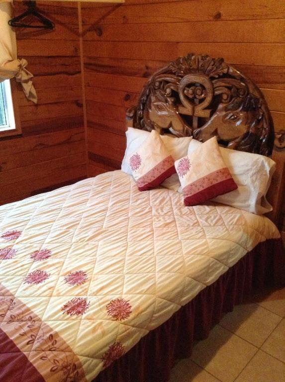 Postel nebo postele na pokoji v ubytování Cabanas El Cerrito