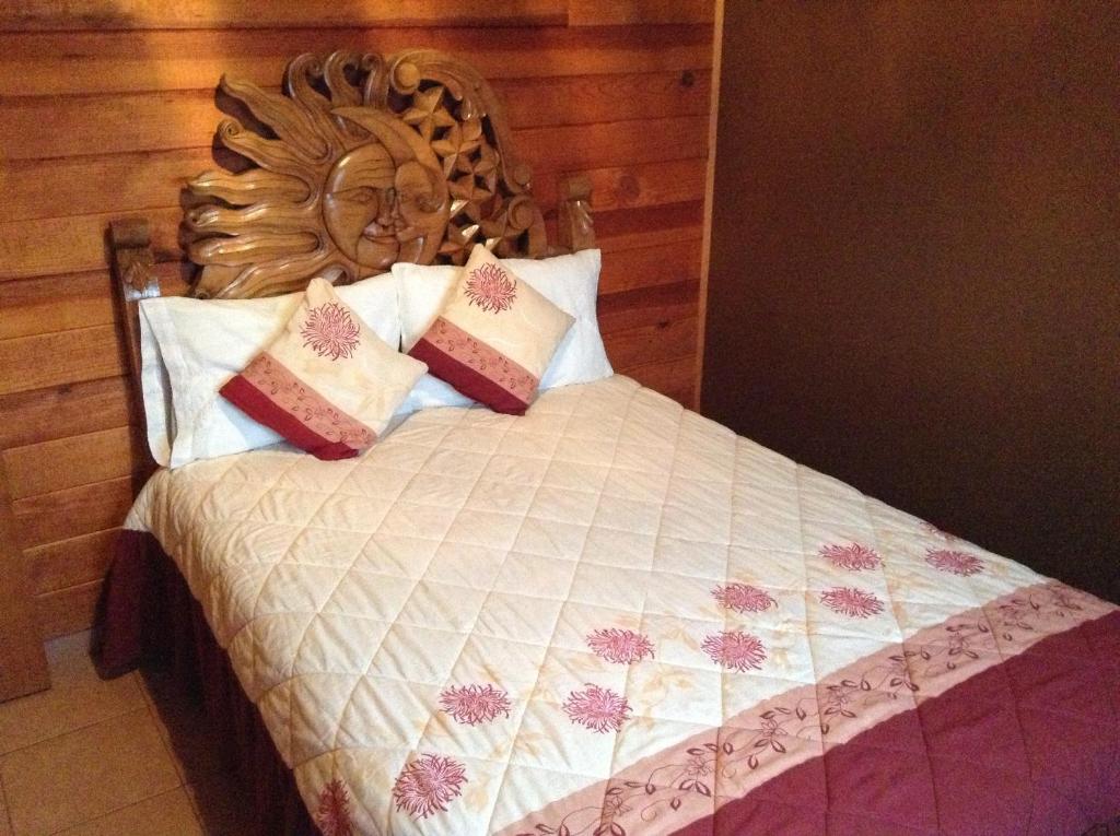 Postel nebo postele na pokoji v ubytování Cabanas El Cerrito