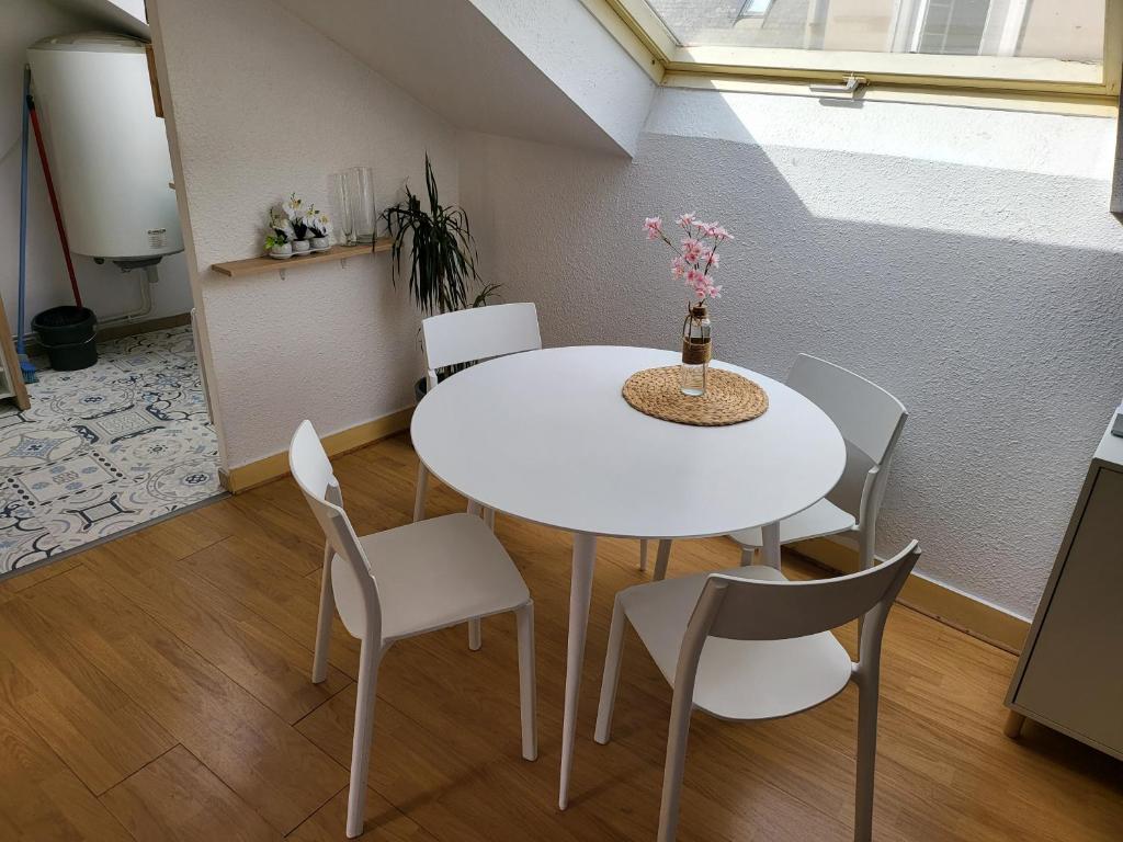 Posedenie v ubytovaní Appartement style loft en centre ville