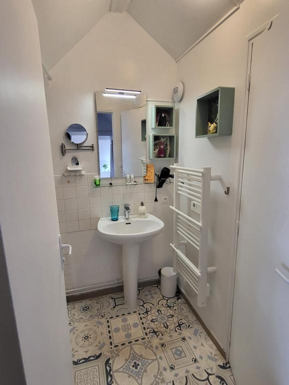 Kúpeľňa v ubytovaní Appartement style loft en centre ville