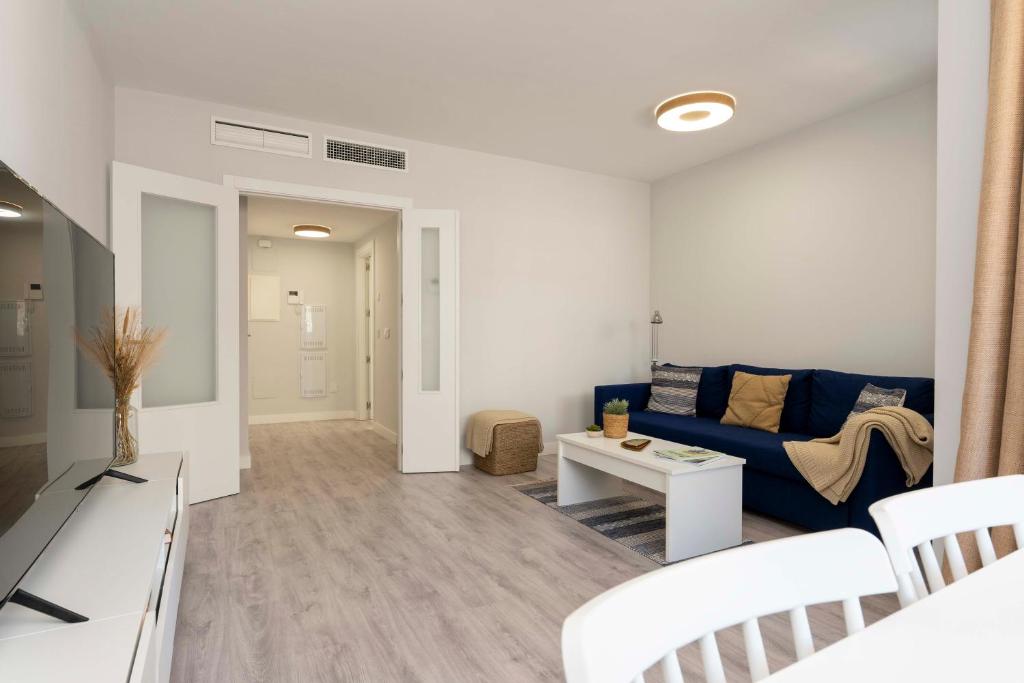 Posezení v ubytování Apartamento de lujo de un dormitorio