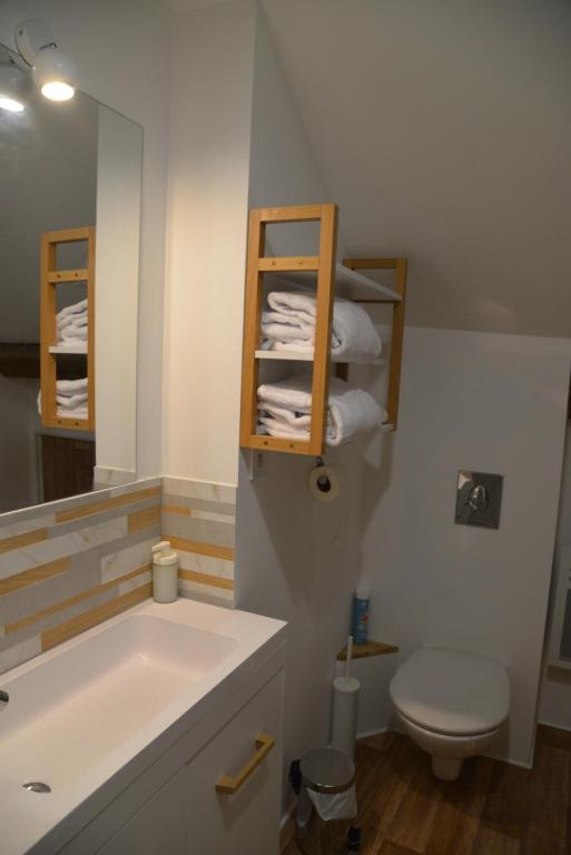 Koupelna v ubytování DNJ Appart Hotel
