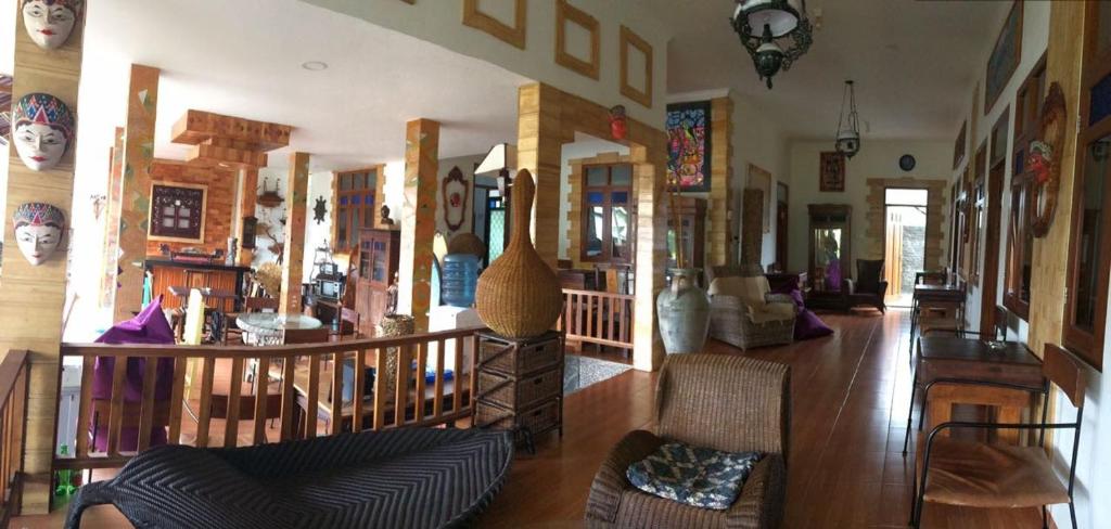 Restaurace v ubytování Mini Tiga Homestay