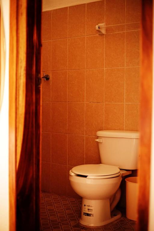 Koupelna v ubytování Hotel Yurimar
