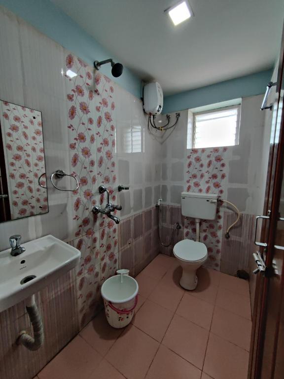 Koupelna v ubytování Sakuntala Residency