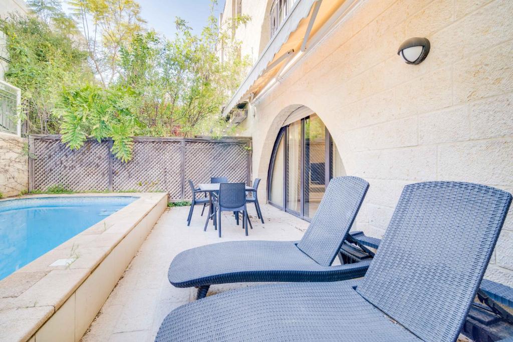 Mamilla Pool - David's Village - Jerusalem-Rent - 两居室公寓