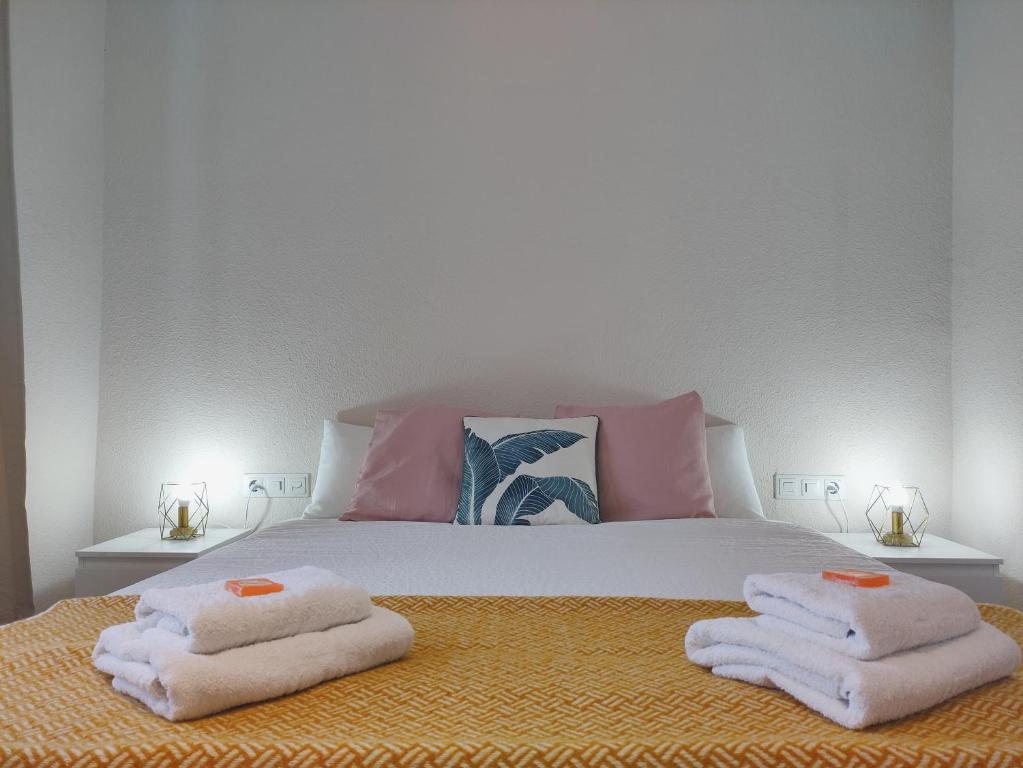 Posteľ alebo postele v izbe v ubytovaní Apartamento Itsasoa Barrika