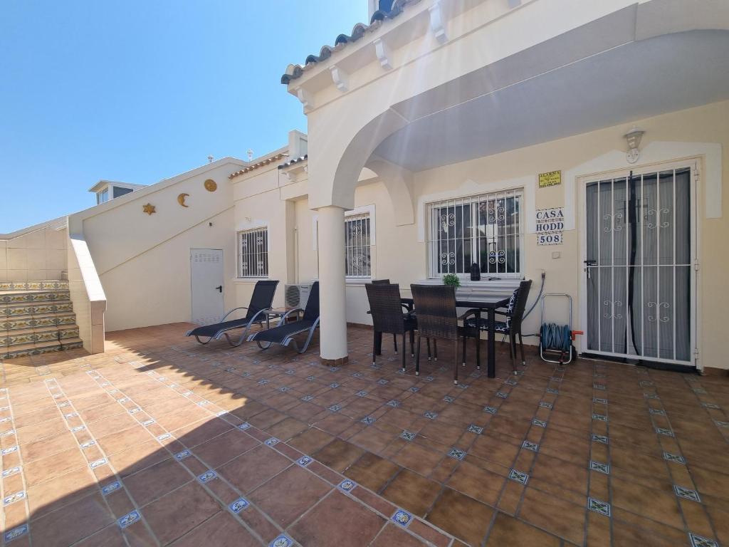 A balcony or terrace at 3 Bedroom Apartment Playa Flamenca La Zenia