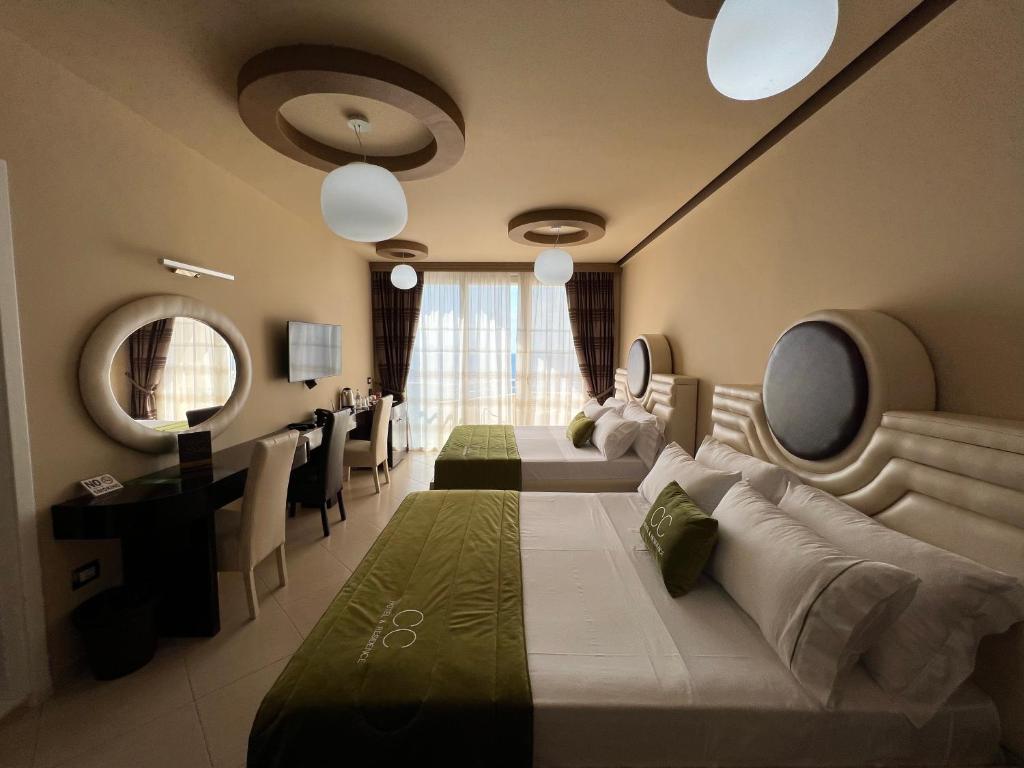 Posezení v ubytování CC Hotel & Residence