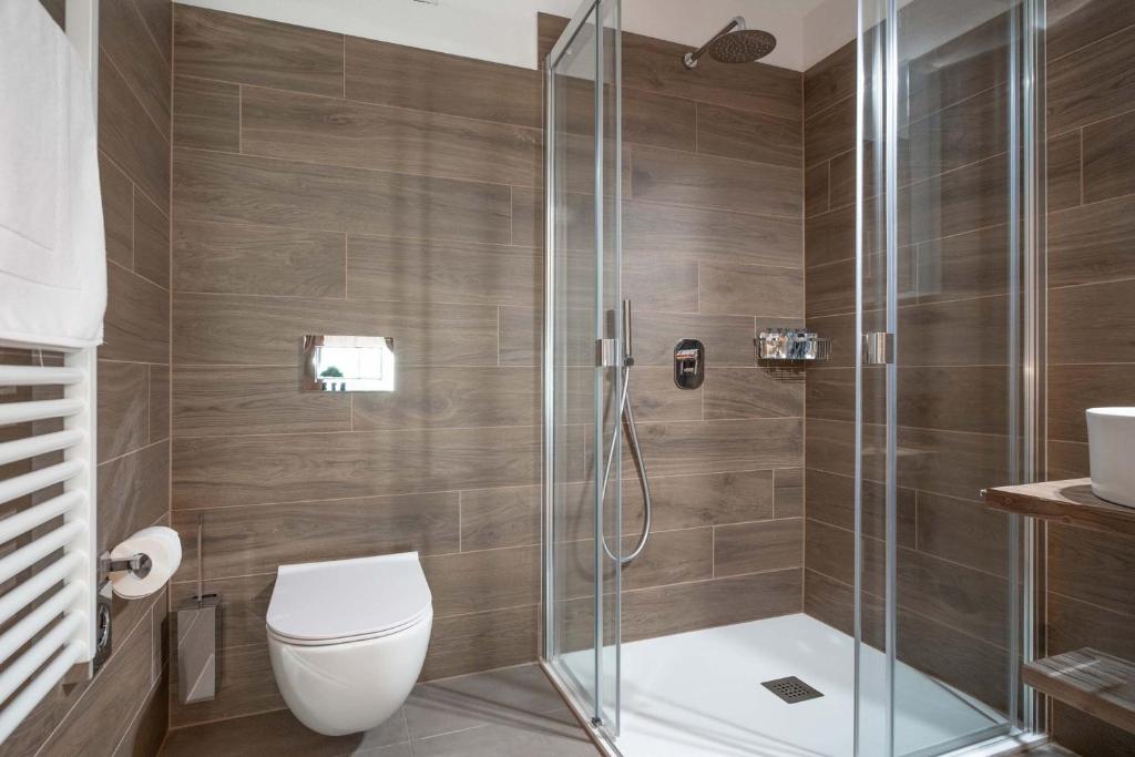 Koupelna v ubytování Relais Lucomagno