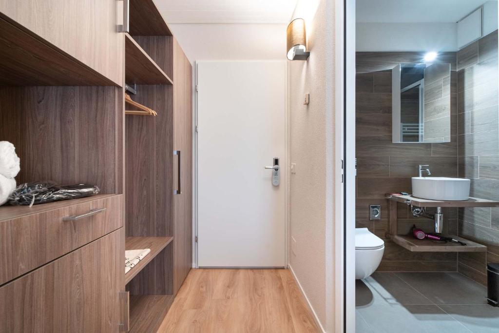 Koupelna v ubytování Relais Lucomagno