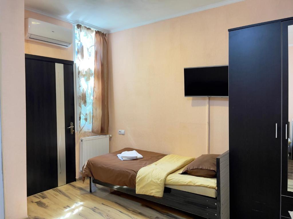 Postel nebo postele na pokoji v ubytování Hotel Maria
