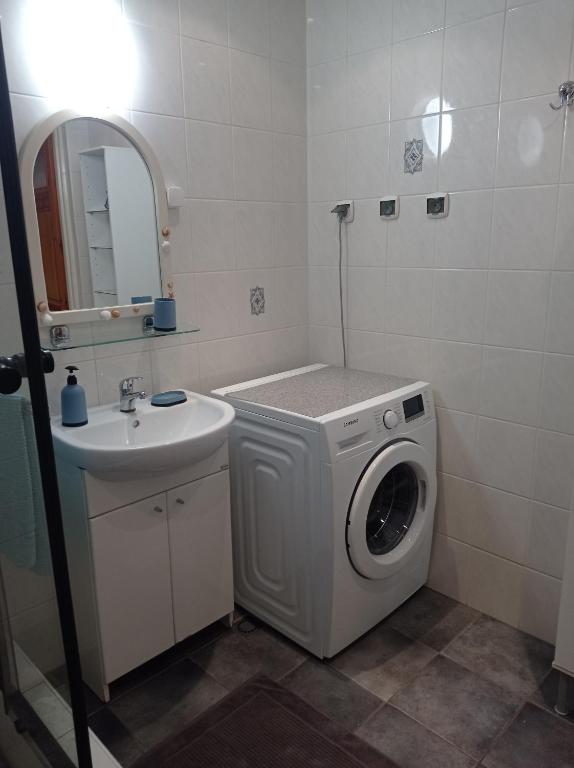 Kúpeľňa v ubytovaní Apartament Secesja